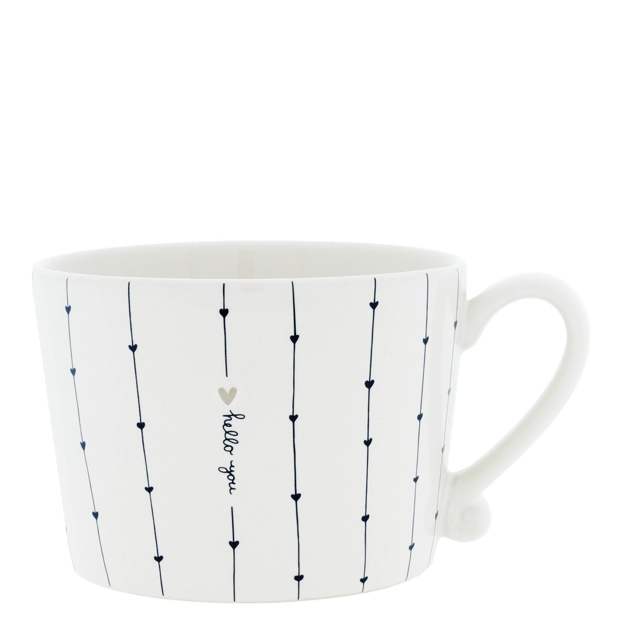 Bastion Collections Tasse HELLO YOU weiß | Ø 10x8 cm