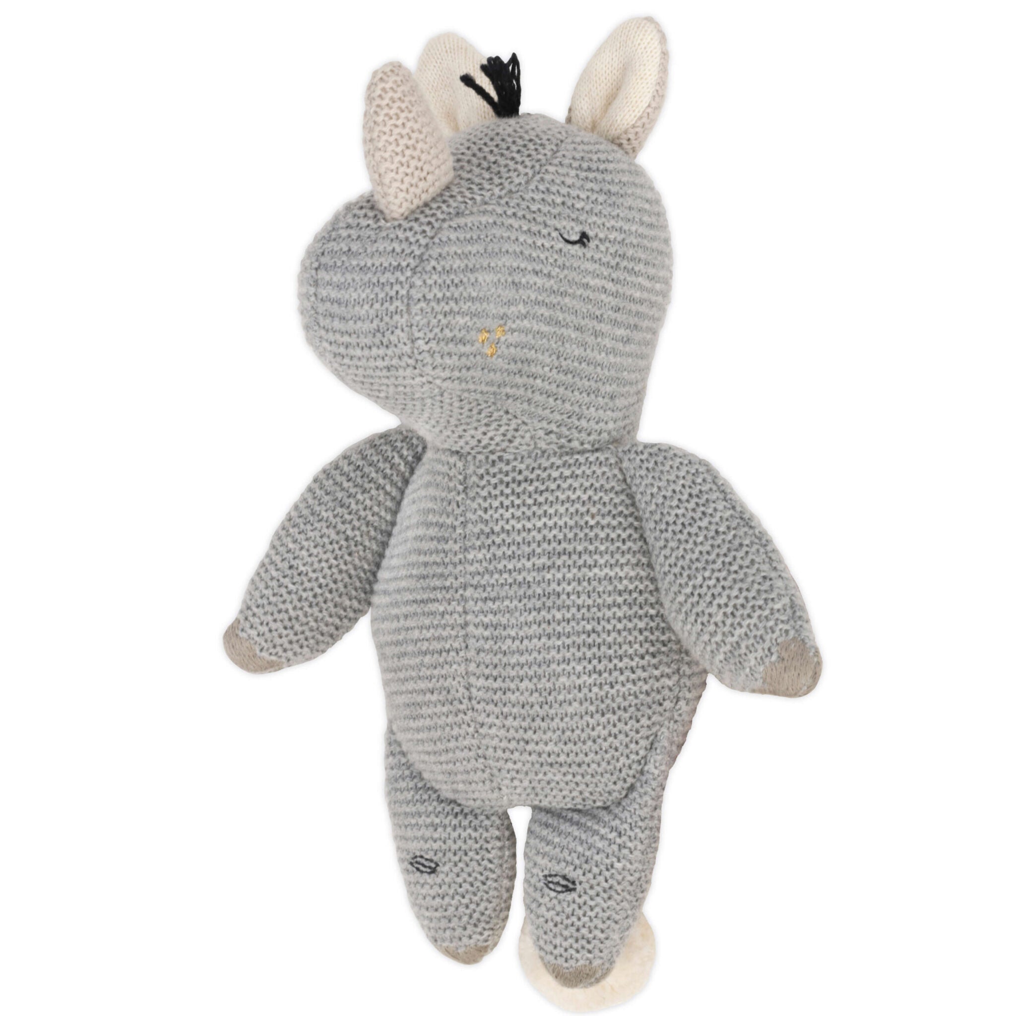 Baby Bello Kuscheltier RUBY THE RHINO grau | 7x14x18cm