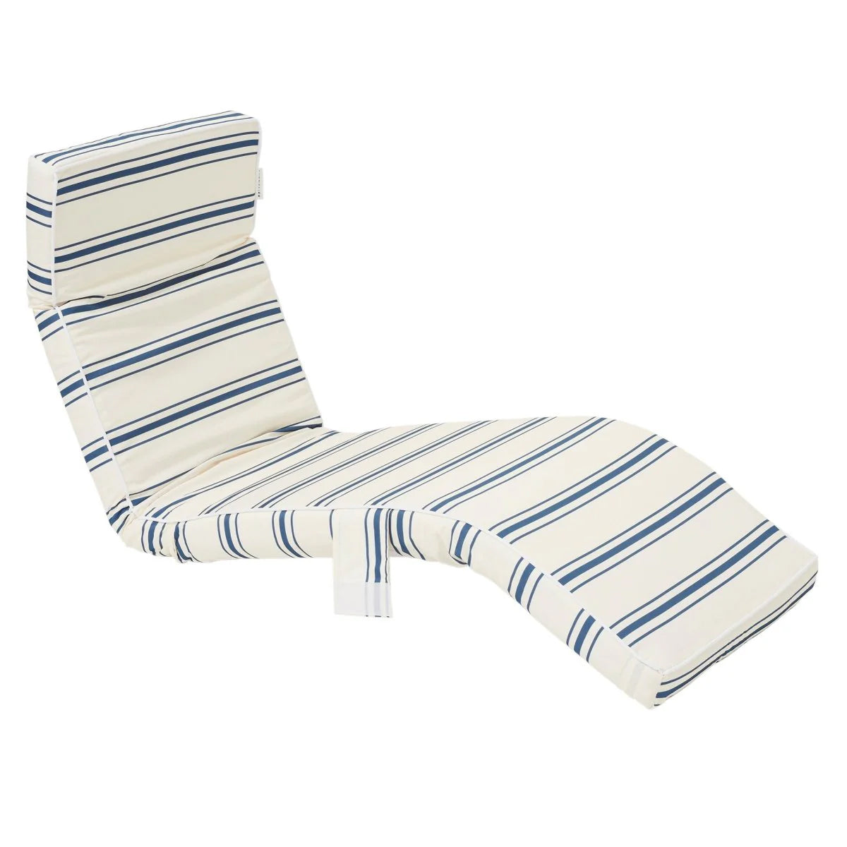 Sunnylife Outdoor Liege LUXE LOUNGER THE RESORT blau creme gestreift| 180x56x9cm