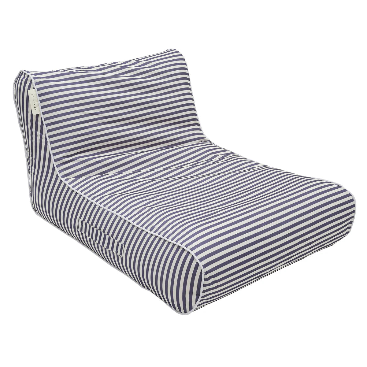 Sunnylife Pool & Outdoor Sessel MARINE STRIPE blau weiß | 110x93x61cm