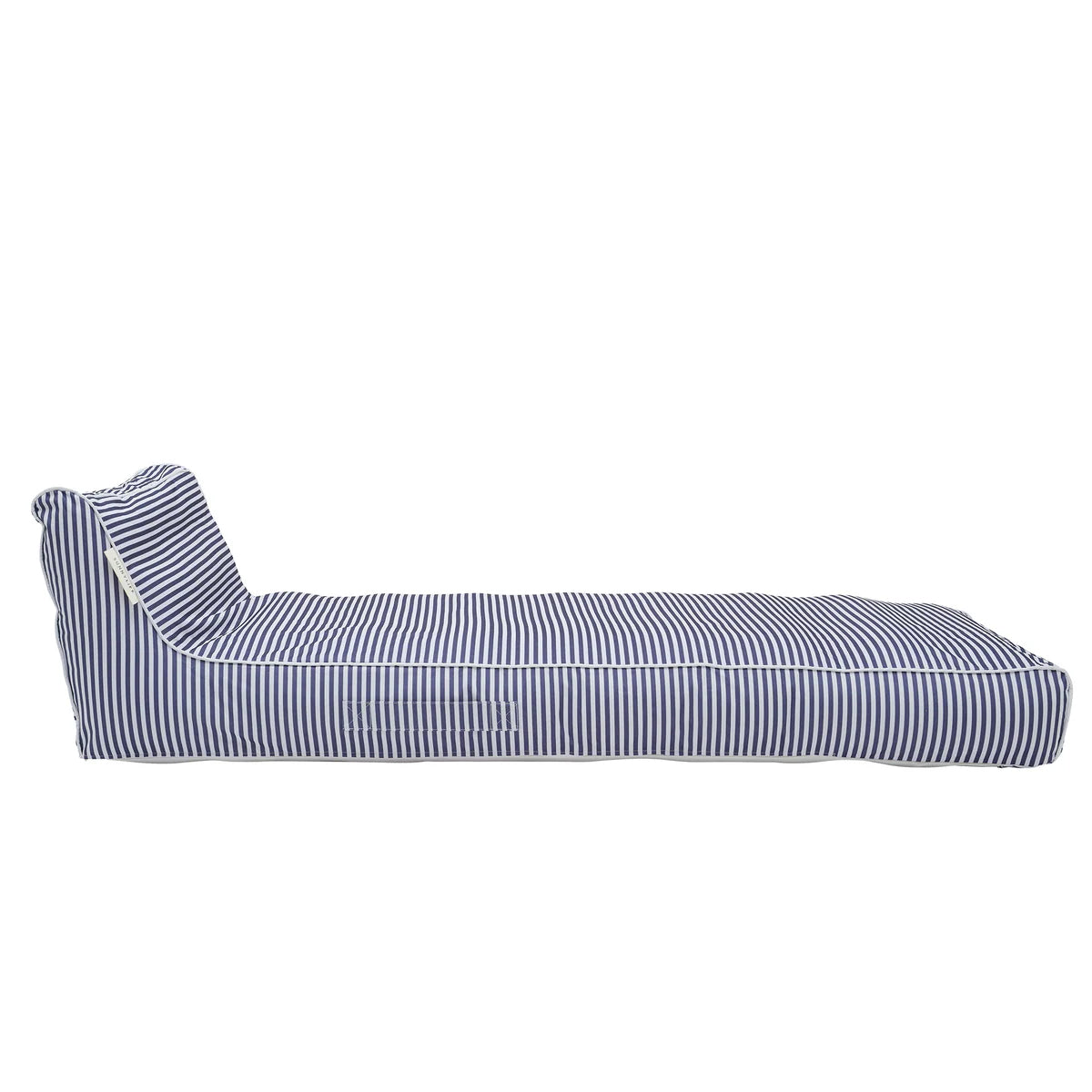 Sunnylife Pool & Outdoor Liege LE WEEKEND blau weiß gestreift | 180cm