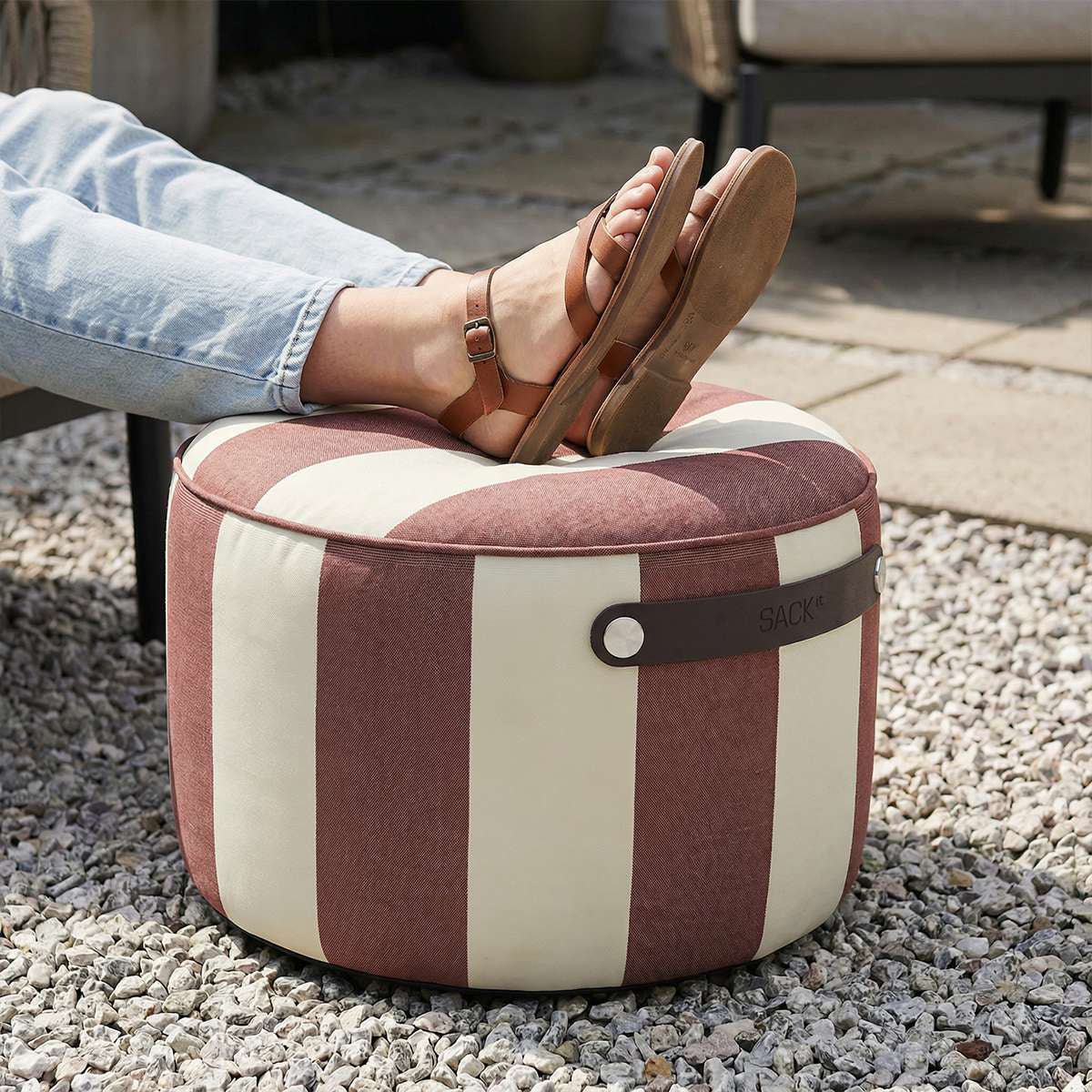 SACKit Pouf Outdoor | Ø50x35cm - Sir Henrys