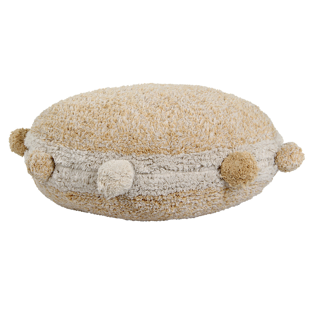 Lorena Canals Sitzkissen BUBBLY beige natur | Ø48cm