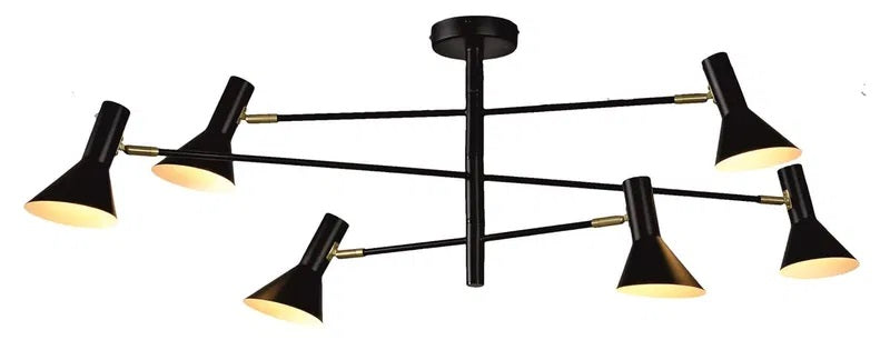 It's about RoMi Deckenlampe IZMIR gold | 124x124x40cm