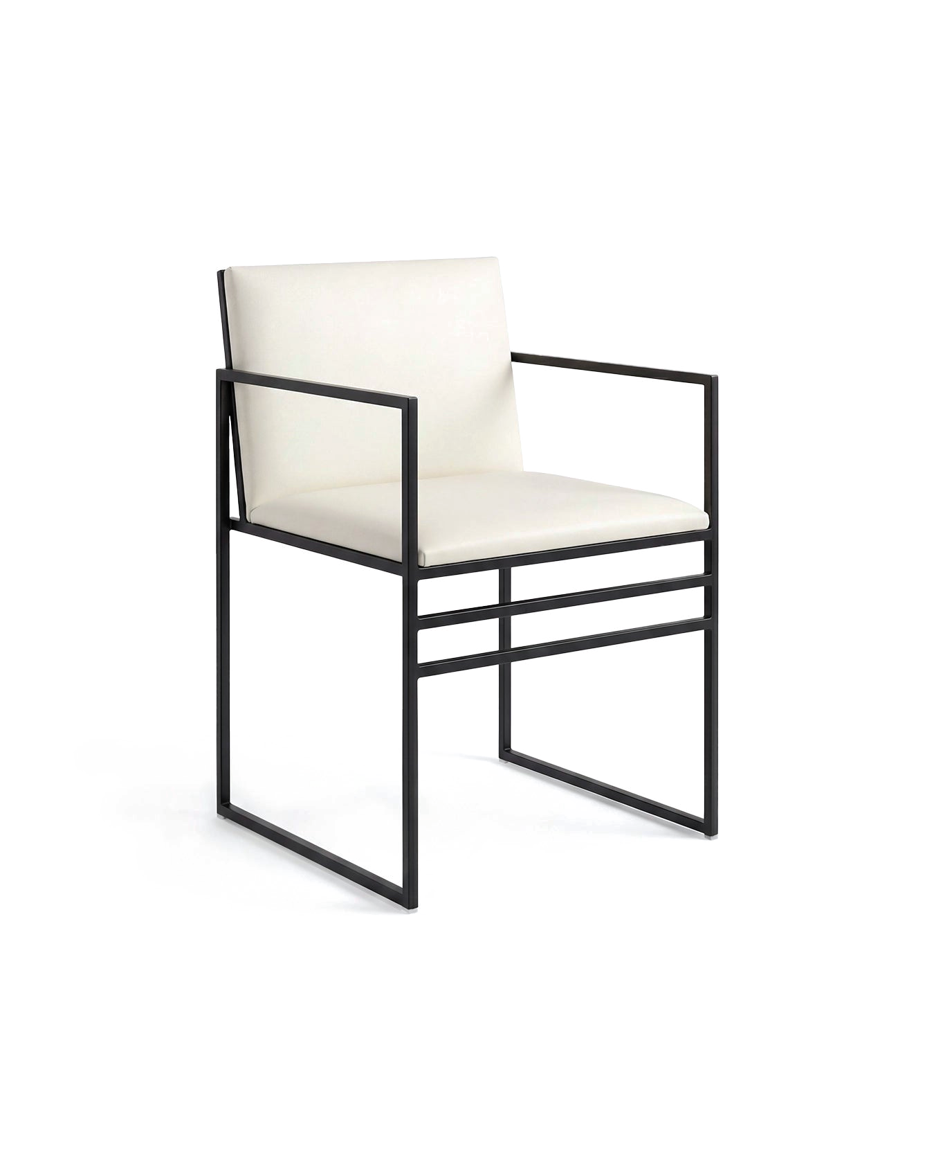 by Crea® Esszimmerstuhl SELLA Leder Ivory