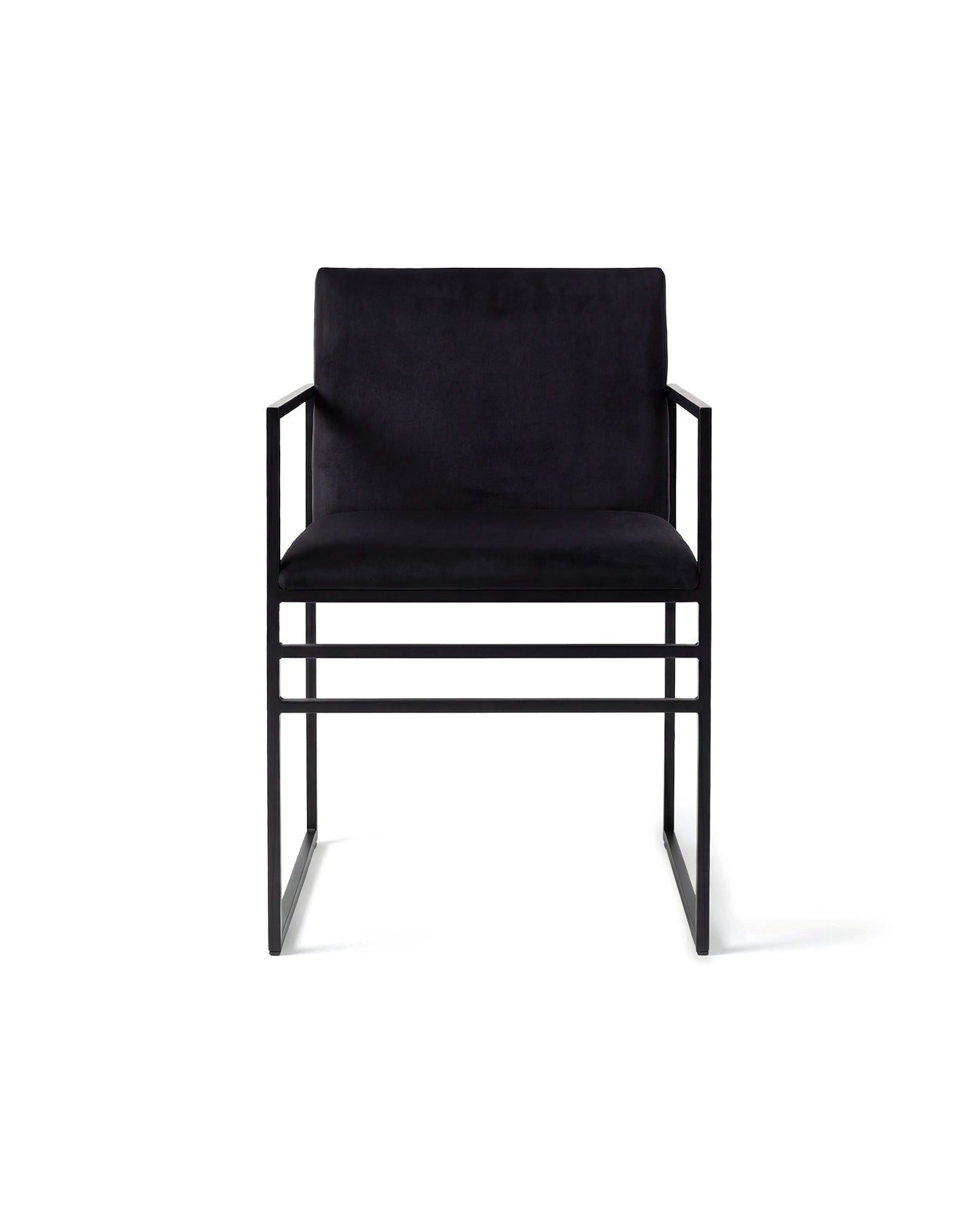 by Crea® Esszimmerstuhl SELLA Samt Jade Schwarz