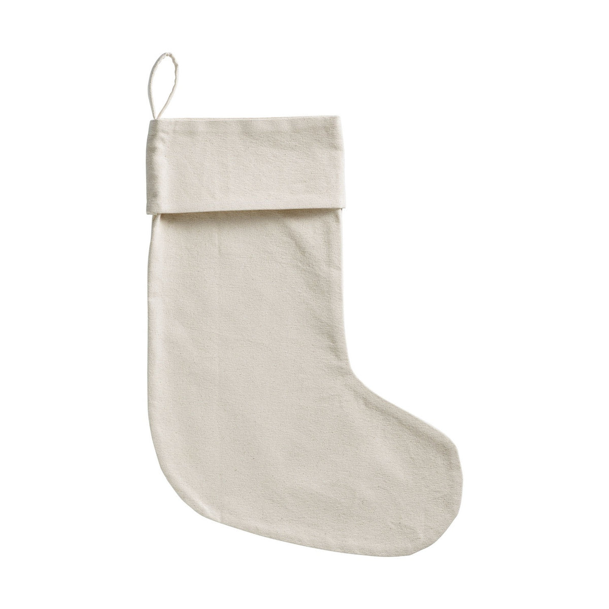 Tine K Home Nikolausstrumpf XMAS STOCKING COTTON CREAM creme | 35x50cm