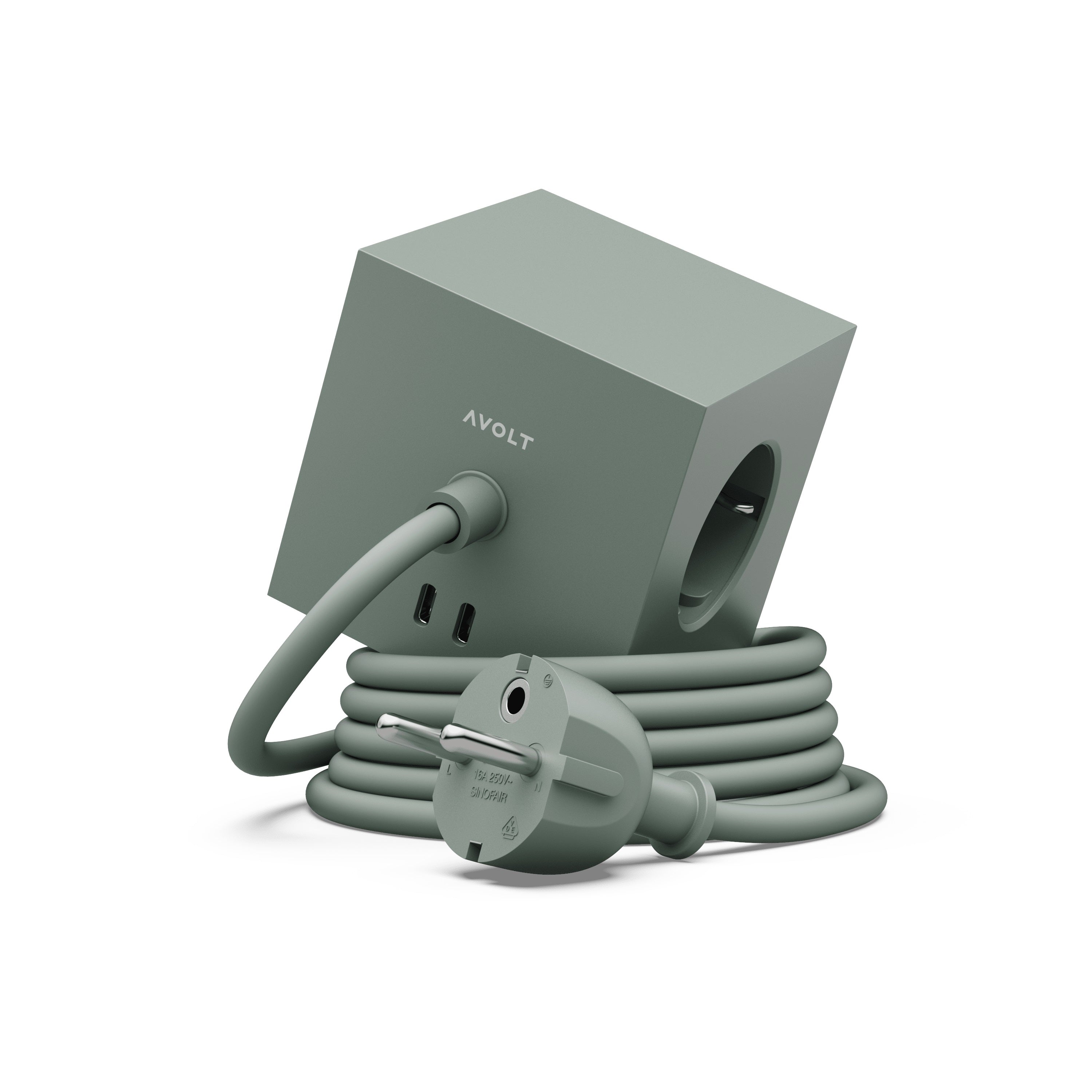 AVOLT Mehrfachstecker SQUARE 1 | 7,6x7,6cm