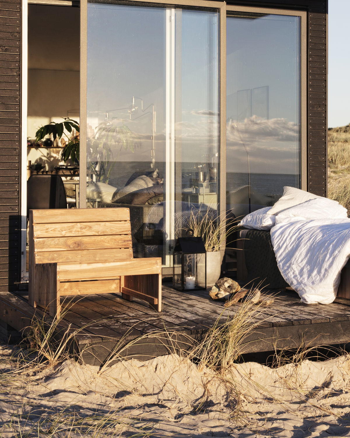 House Doctor Lounge-Sessel WOODIE natur