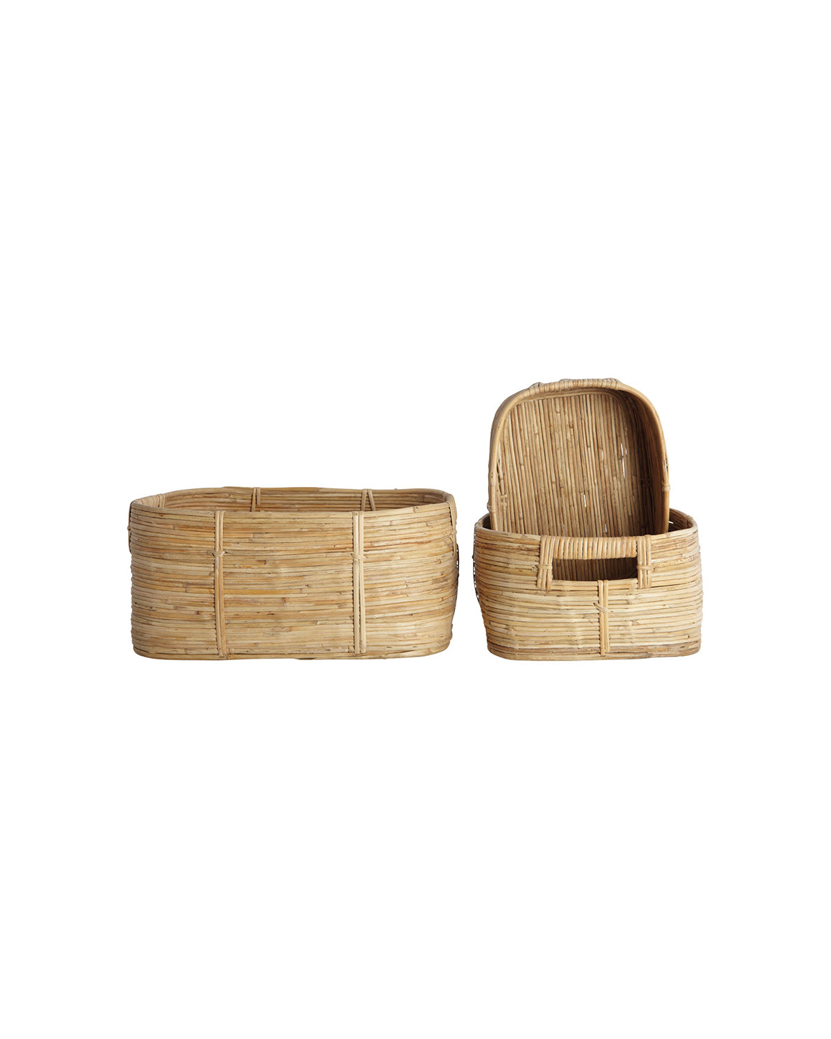 House Doctor Korb 3er Set CHAKA L natur