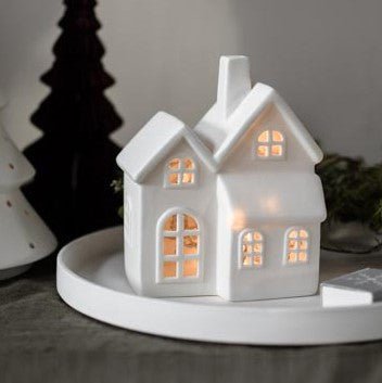 Storefactory Dekorationshaus BYN Nr. 6 Keramik weiß | 12x9x14 cm - Sir Henrys