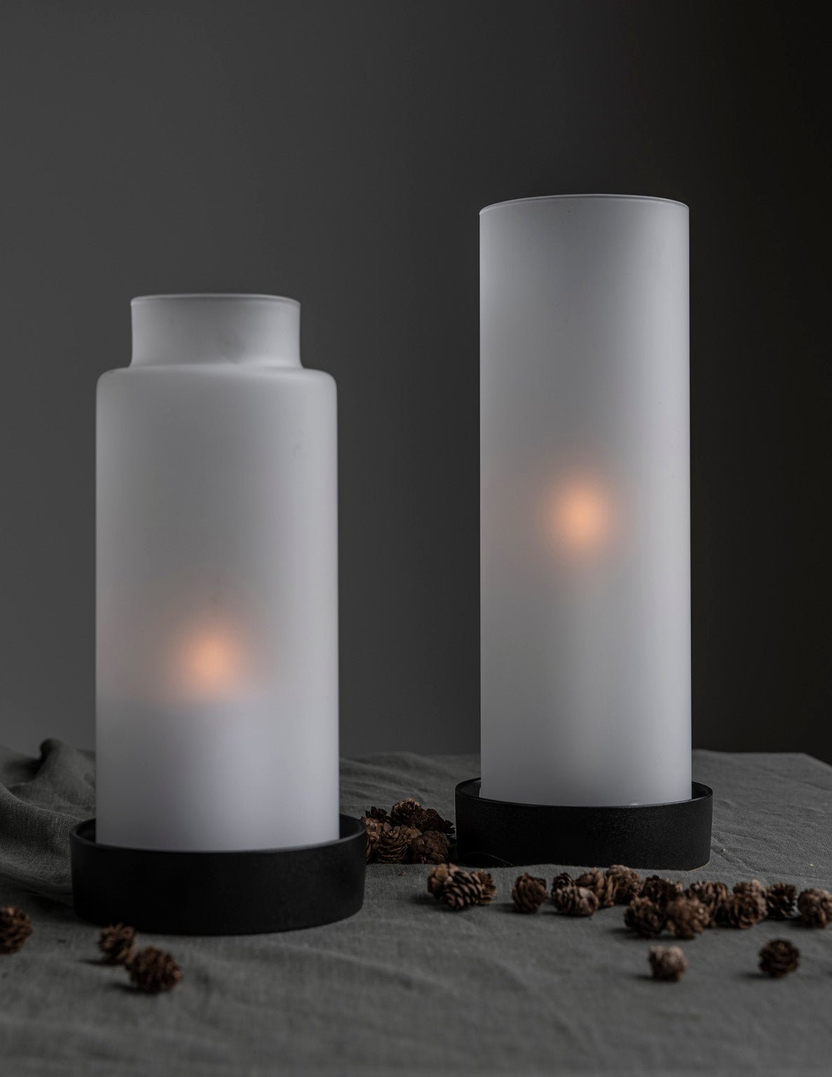 Storefactory Glaszylinder STORM gerade Milchglas | Ø 13x38 cm - Sir Henrys