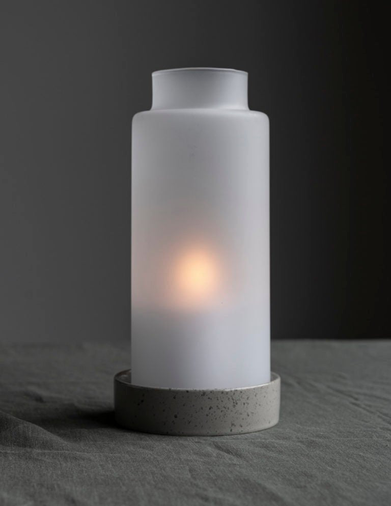 Storefactory Glaszylinder STORM Milchglas | Ø 13 cm - Sir Henrys