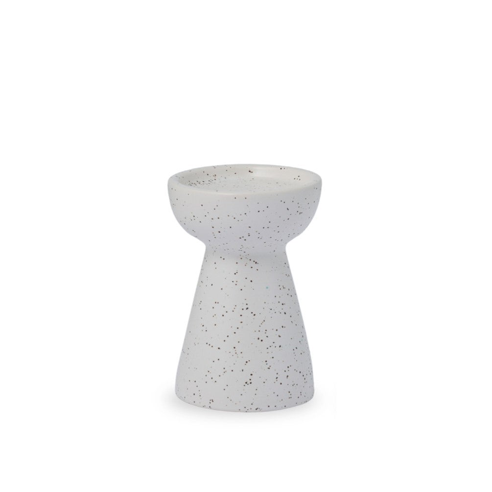 Storefactory Kerzenhalter HÖGALID L creme natur | 10x10x14cm
