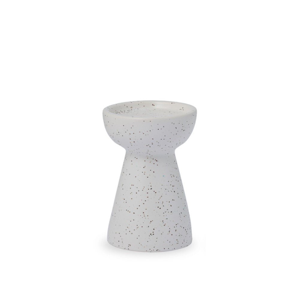 Storefactory Kerzenhalter HÖGALID L creme natur | 10x10x14cm - Sir Henrys