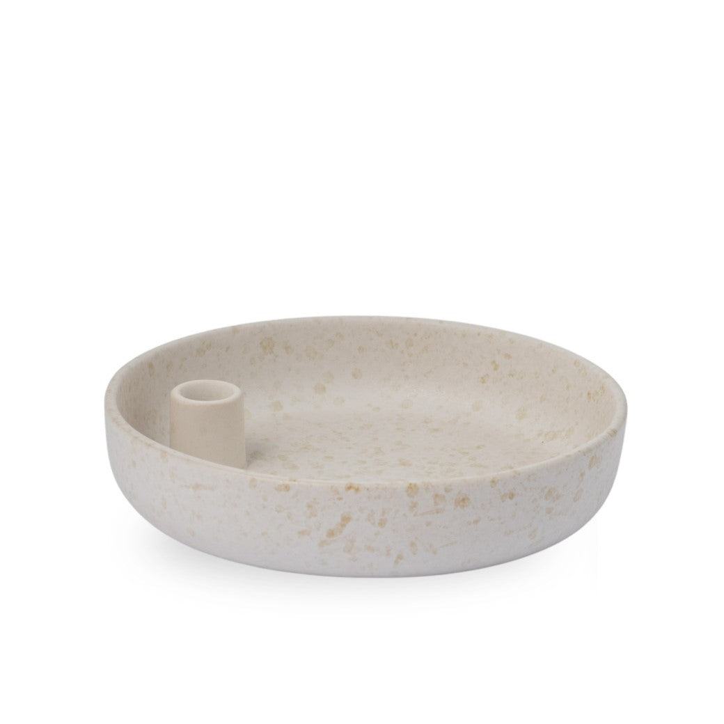 Storefactory Kerzenhalter LIDATORP PORTUGAL creme natur | Ø 23x5cm