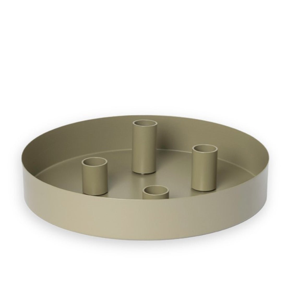 Storefactory Kerzenhalter SUND 4er grün | Ø 24cm x 4cm - Sir Henrys