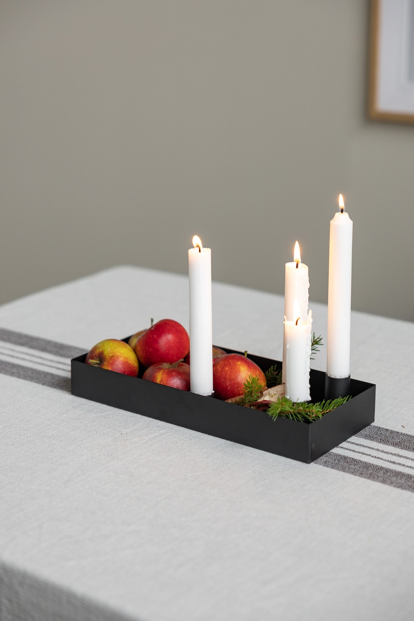 Storefactory Kerzenhalter SUND 4er schwarz |30x13x4cm - Sir Henrys