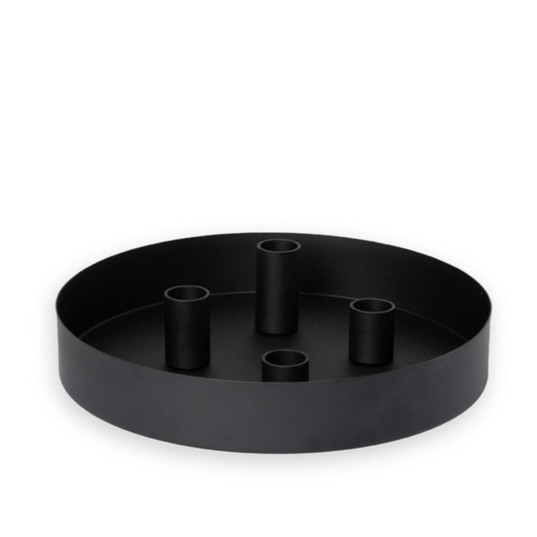 Storefactory Kerzenhalter SUND 4er schwarz | Ø 24cm x 4cm - Sir Henrys