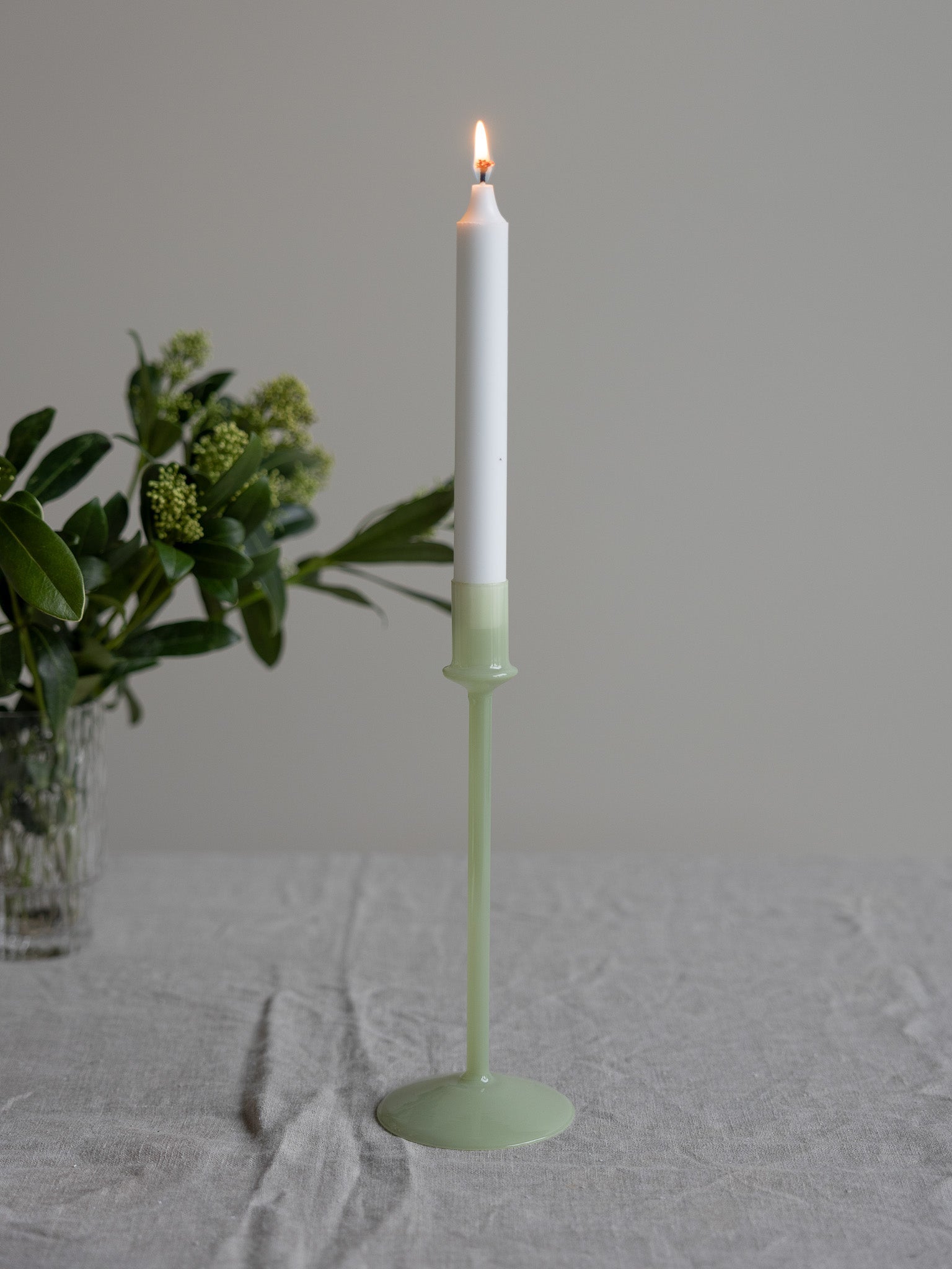Storefactory Kerzenständer ERSTAD L grün | Ø9x25cm - Sir Henrys