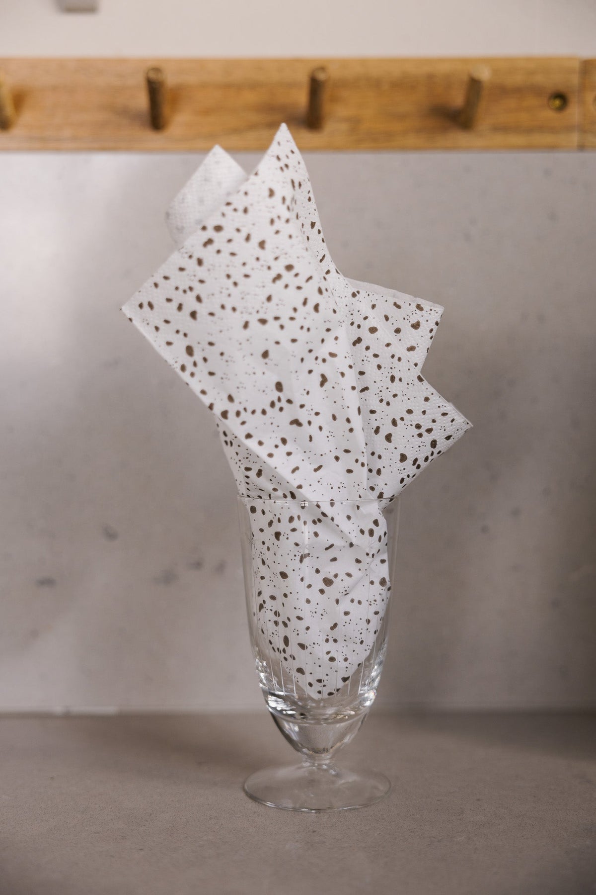 Storefactory Serviette SPRÄCKLIG weiß | 11x21cm - Sir Henrys