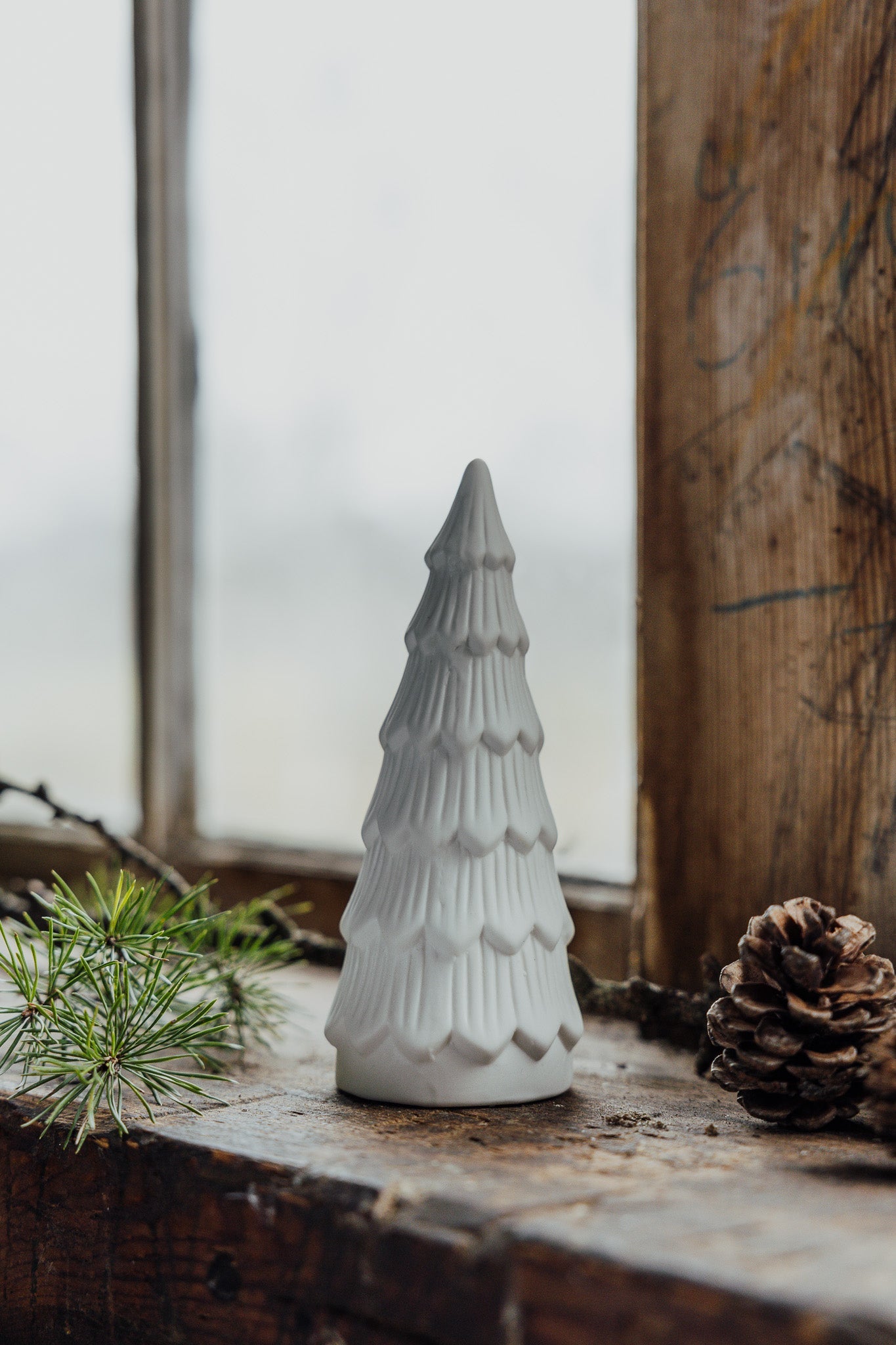 Storefactory Tannenbaum GRANBACKEN S weiß | 5x14cm - Sir Henrys