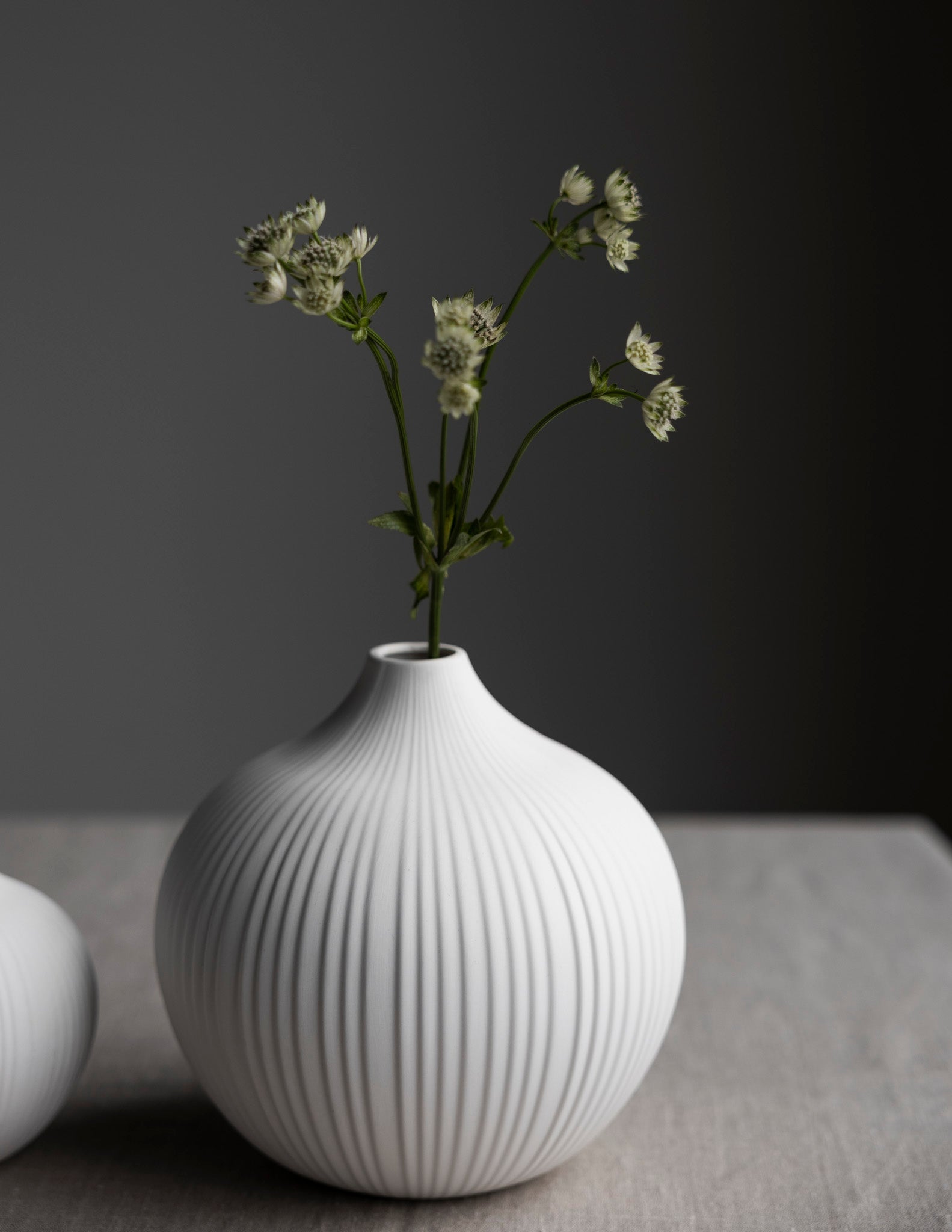 Storefactory Vase FRÖBACKEN M weiß | Ø13x13cm - Sir Henrys