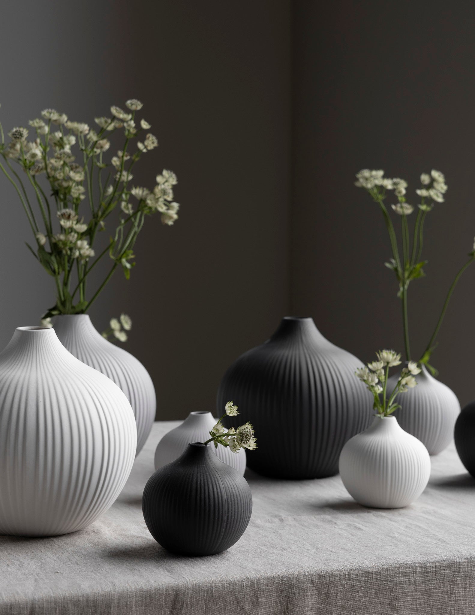 Storefactory Vase FRÖBACKEN M weiß | Ø13x13cm - Sir Henrys