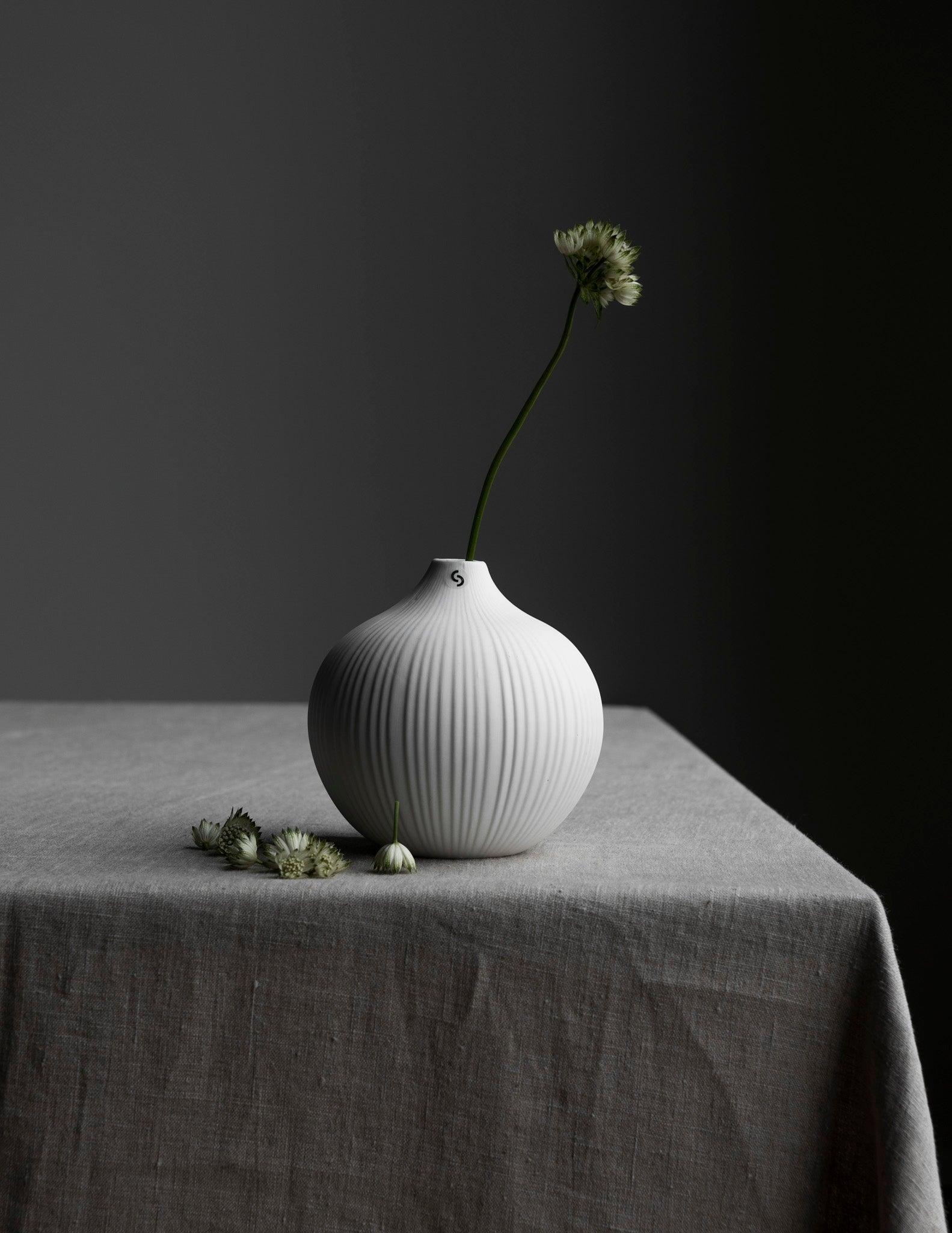 Storefactory Vase FRÖBACKEN M weiß | Ø13x13cm - Sir Henrys