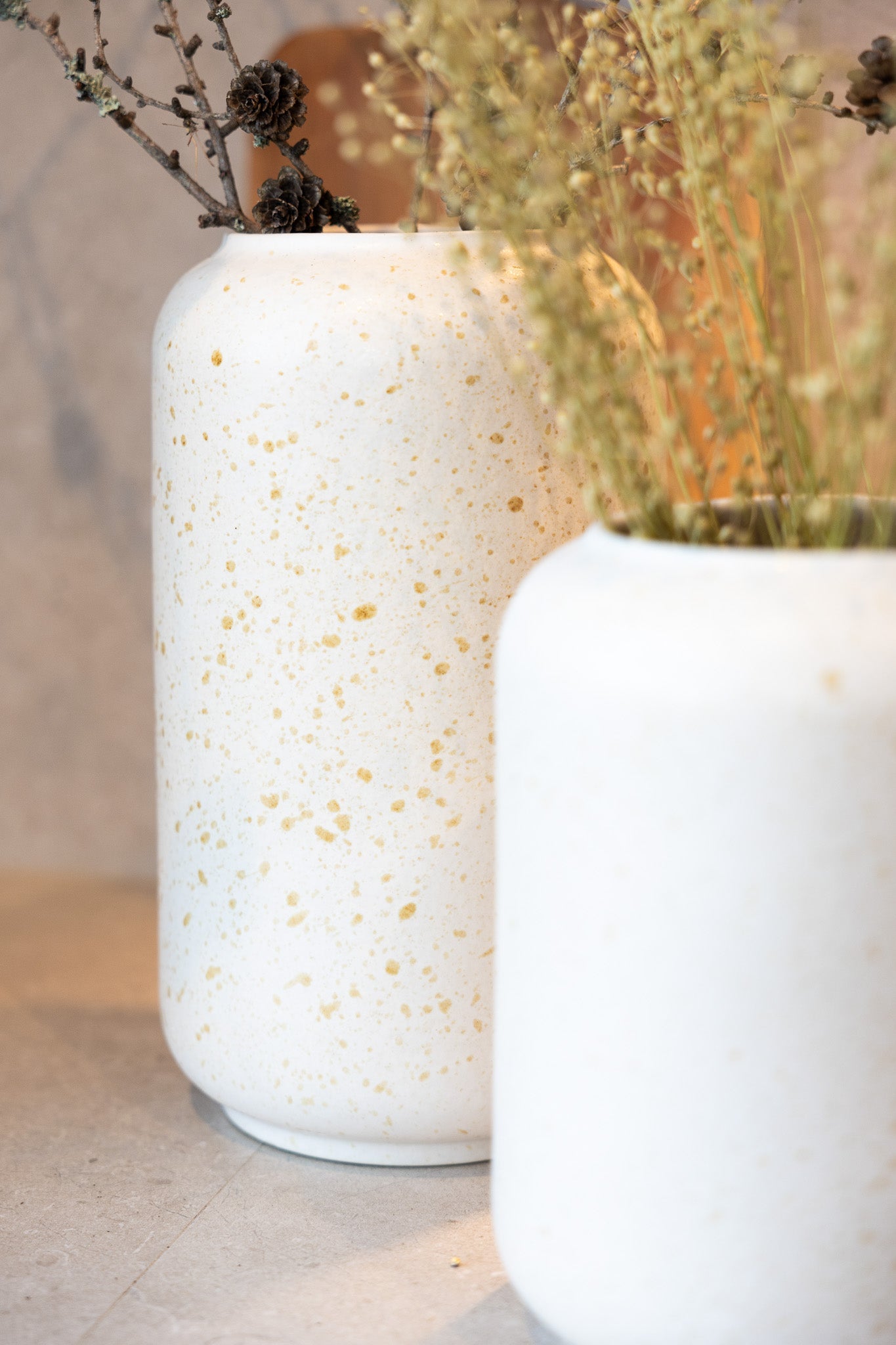 Storefactory Vase HAVSLUND L creme natur | Ø 18x23cm - Sir Henrys