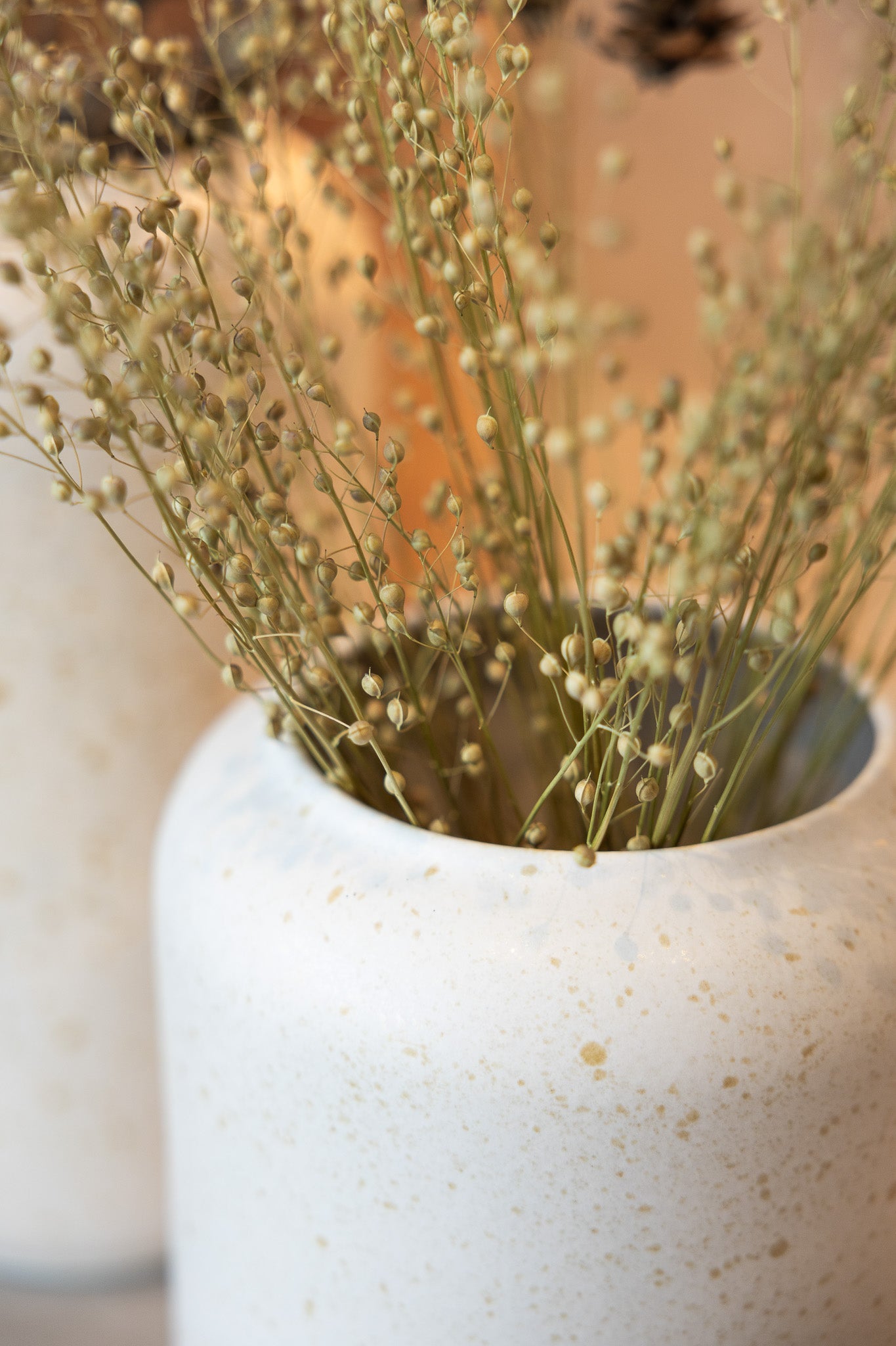 Storefactory Vase HAVSLUND XL creme natur | Ø 18x32cm - Sir Henrys