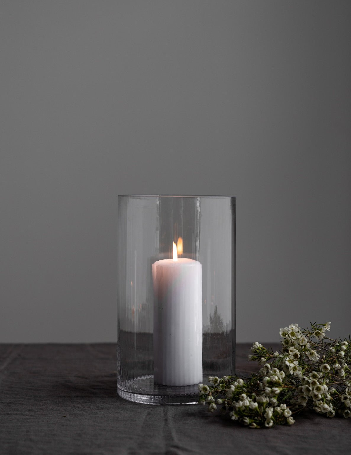Storefactory Vase Laterne RAMSJÖ L Glas | Ø18x30cm - Sir Henrys