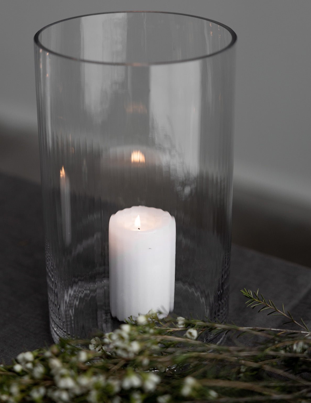 Storefactory Vase Laterne RAMSJÖ L Glas | Ø18x30cm - Sir Henrys