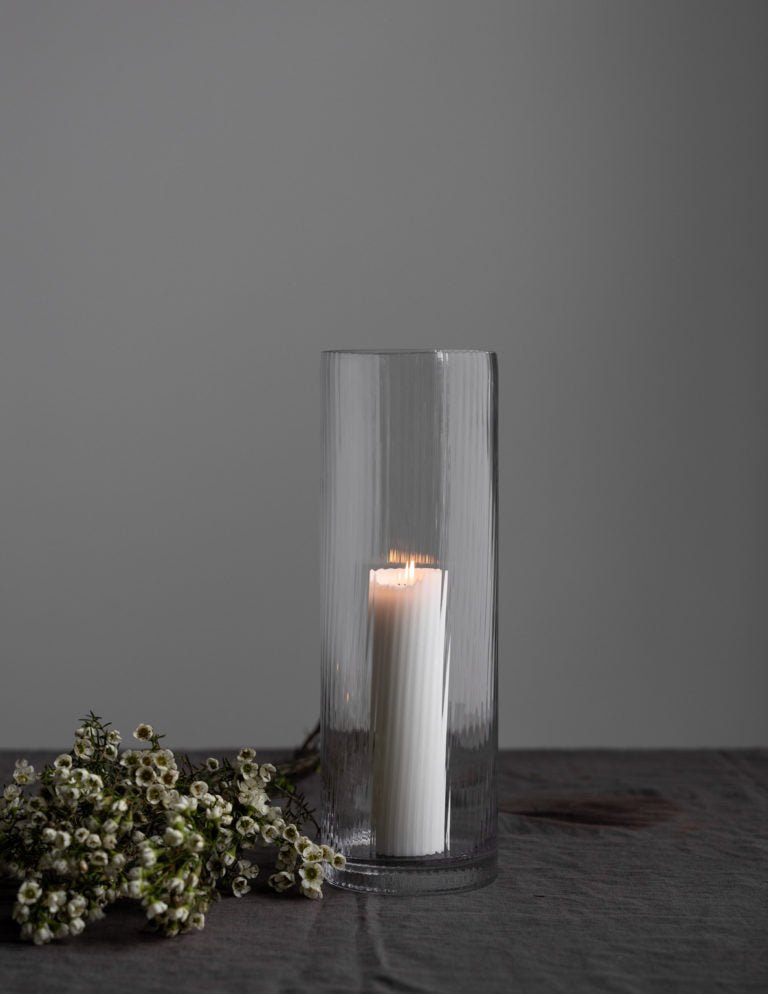Storefactory Windlicht/Vase RAMSJÖ M klarglas | Ø 12x35 cm - Sir Henrys
