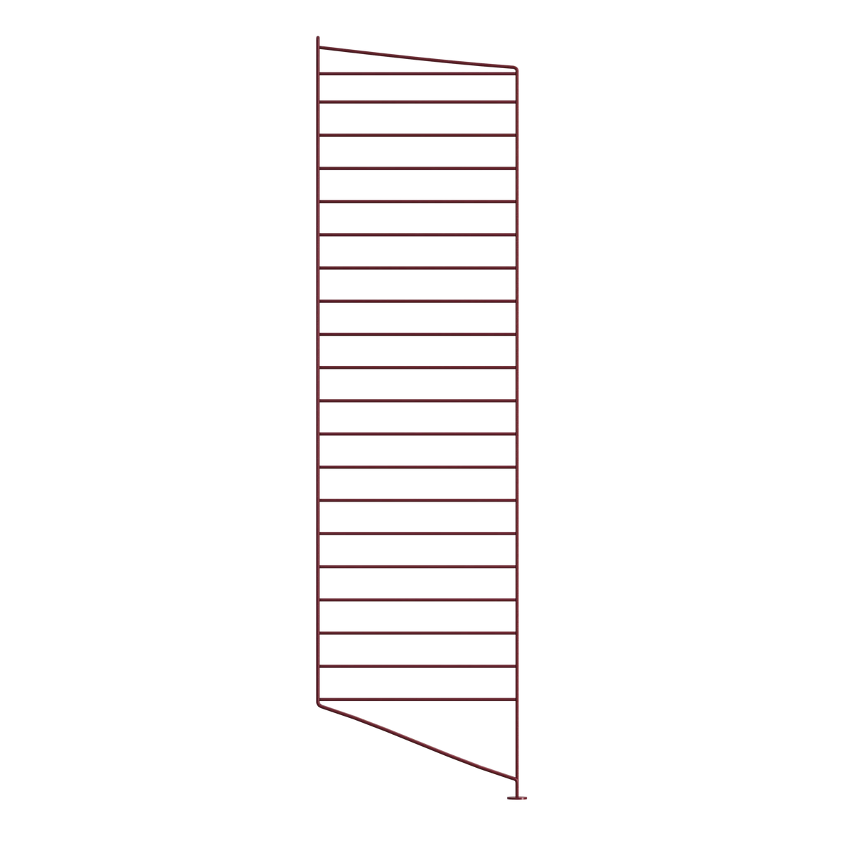 String Furniture Bodenleiter D30 x H115, Dunkelrot, 2er-Pack - Sir Henrys