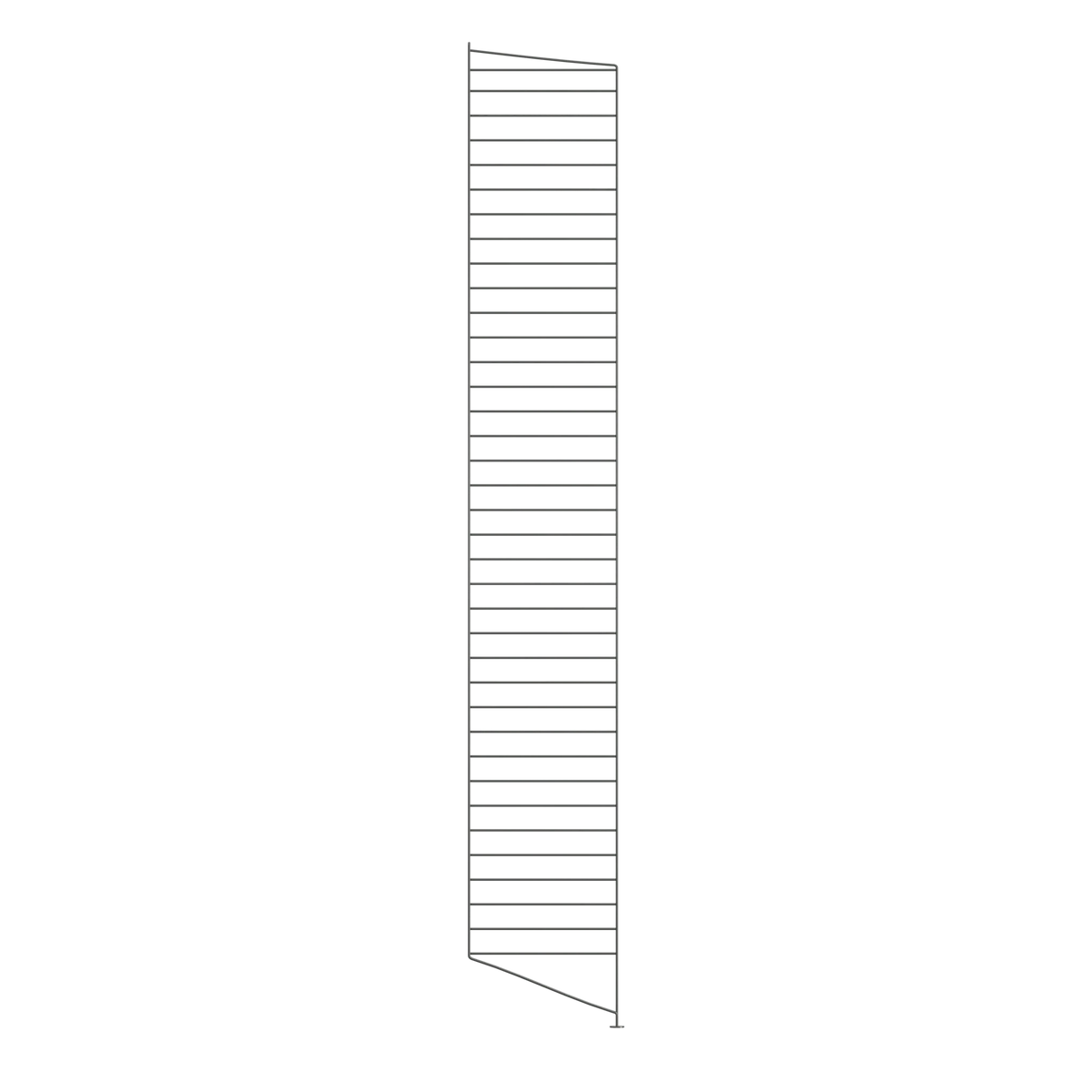 String Furniture Bodenleiter T30 x H200, Dunkelgrau, 1er Pack - Sir Henrys