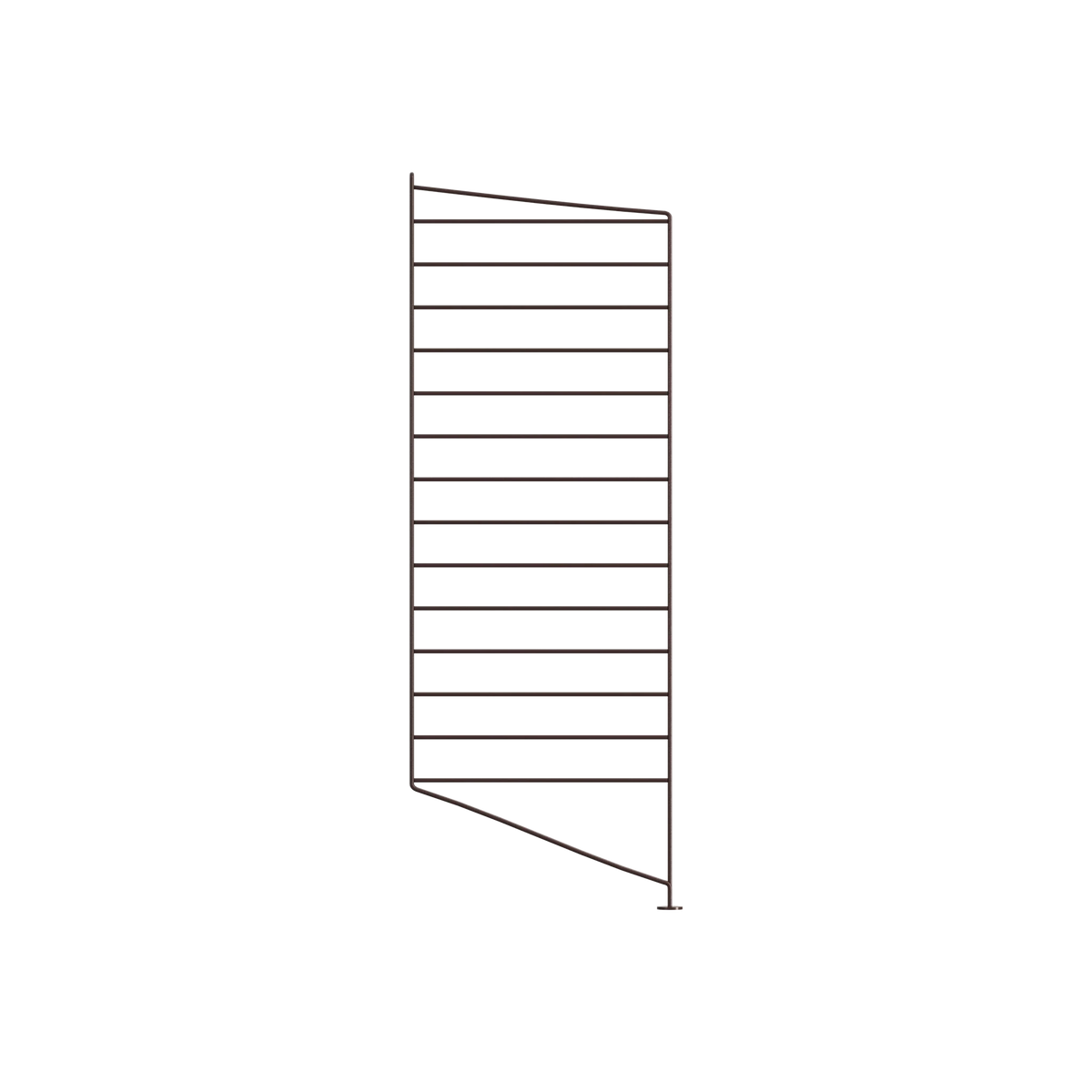 String Furniture Bodenleiter T30 x H85, Dunkelbraun, 2er Pack - Sir Henrys
