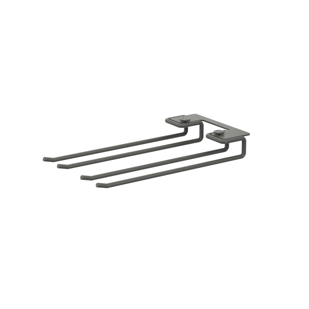 String Furniture Gläserschiene B13.5 x T20, Dunkelgrau, 2er Pack - Sir Henrys