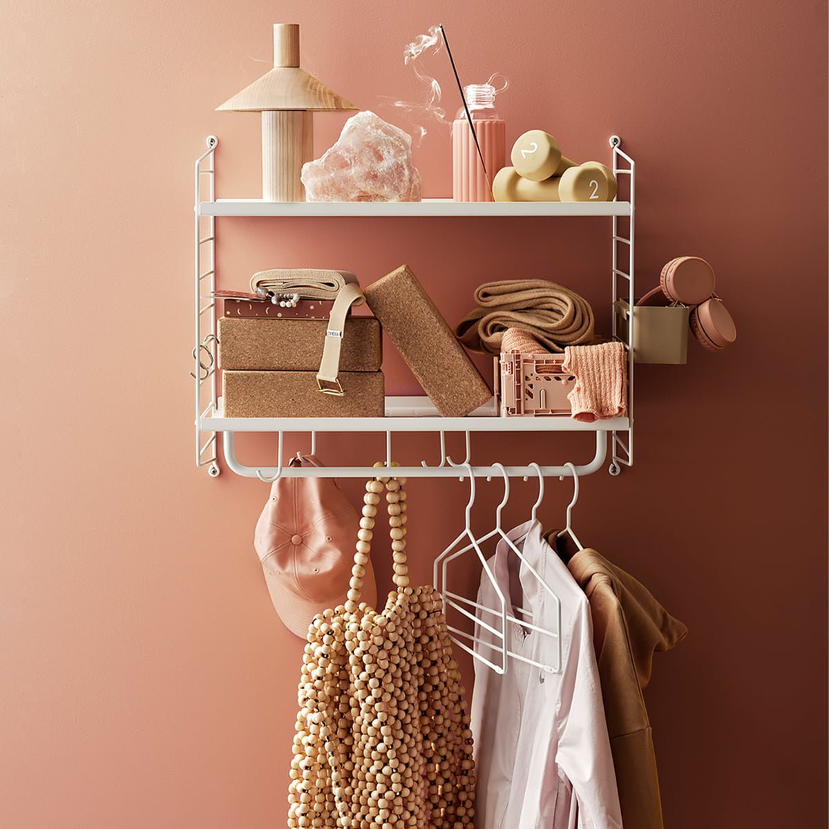 String Furniture Regal HALLWAY Wandregal weiß - Sir Henrys