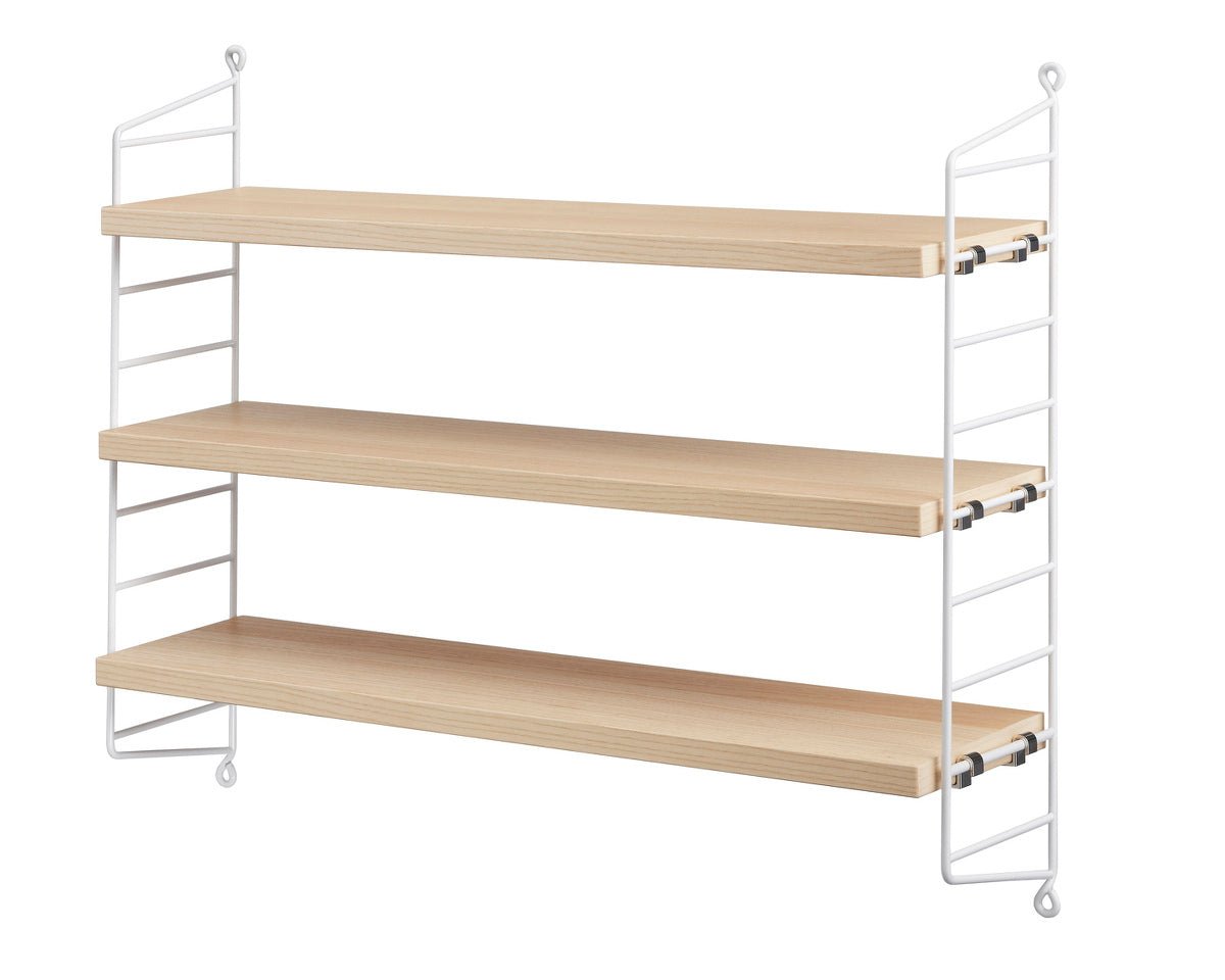String Furniture Regal POCKET Esche / weiß - Sir Henrys