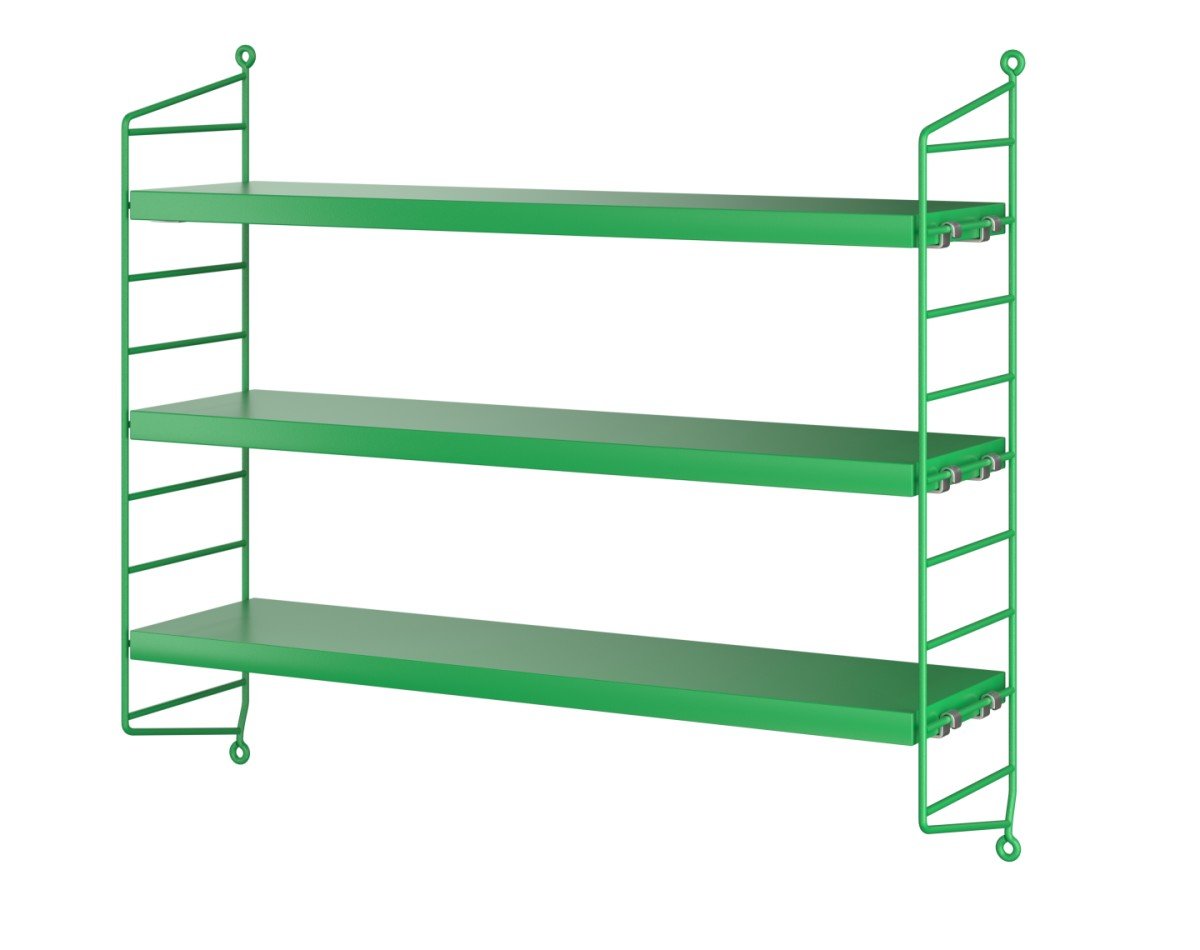 String Furniture Regal POCKET grün - Sir Henrys