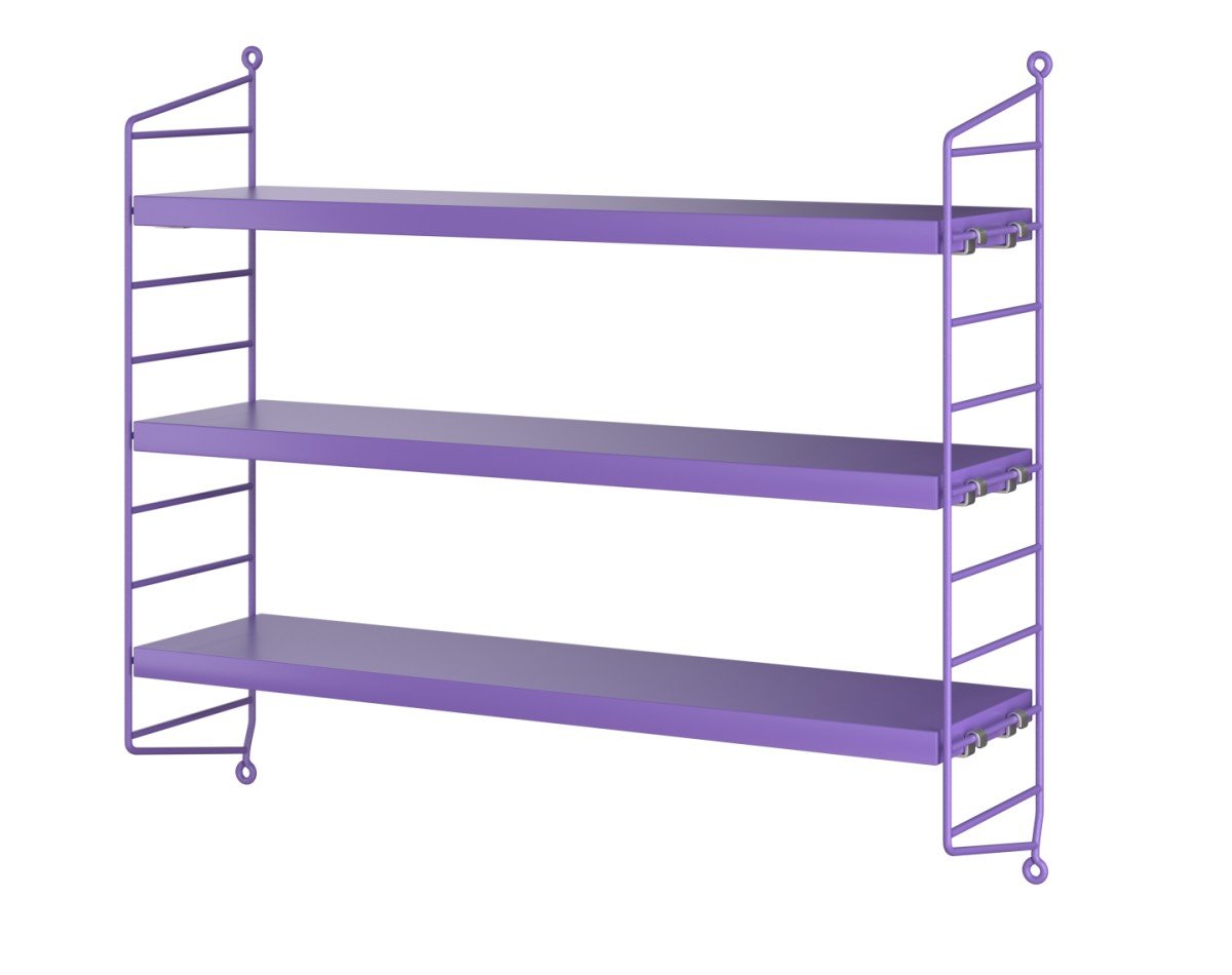 String Furniture Regal POCKET purple lila - Sir Henrys