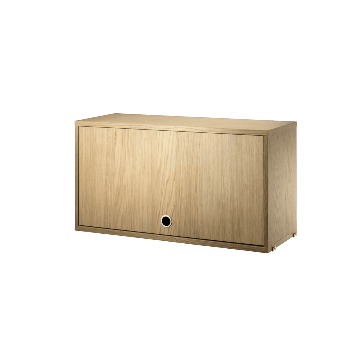 String Furniture Schrank mit Klapptür B78 x T30 x H42, Eiche - Sir Henrys