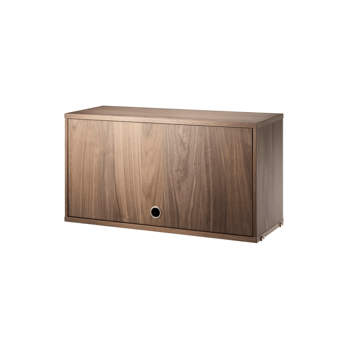 String Furniture Schrank mit Klapptür B78 x T30 x H42, Walnuß - Sir Henrys