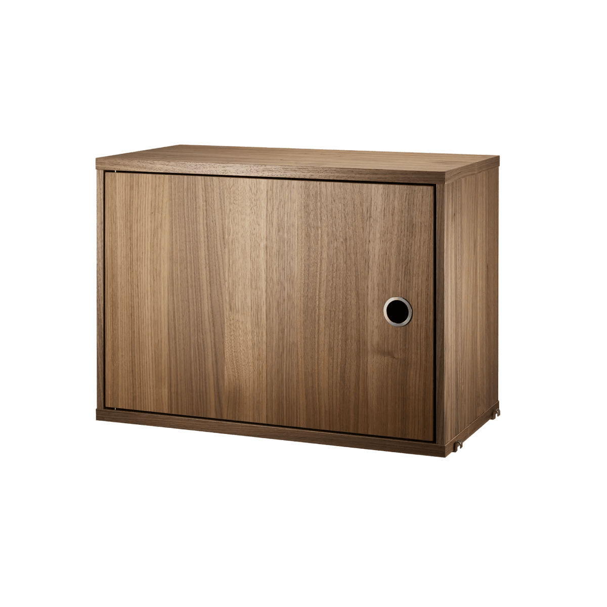 String Furniture Schrank mit Schwenktür B58 x T30 x H42, Walnuß - Sir Henrys