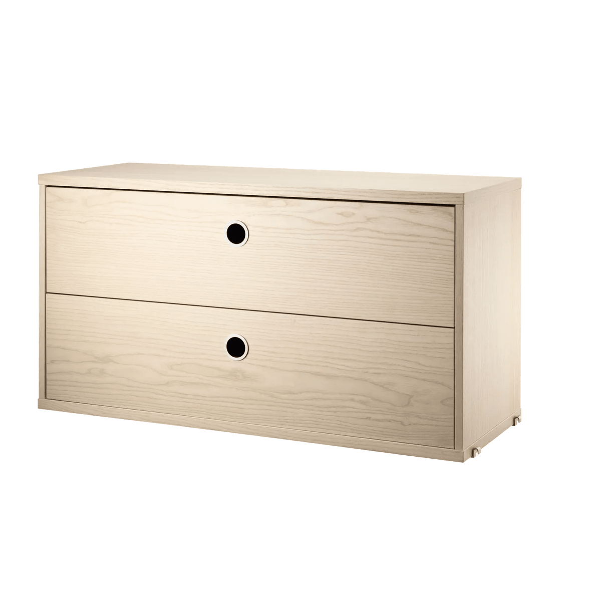 String Furniture Schubladenschrank B78 x T30 x H42, Esche - Sir Henrys