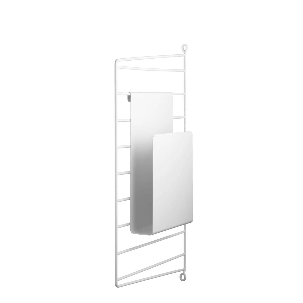 String Furniture Zeitschriftenhalter T17 x H27, Weiß - Sir Henrys