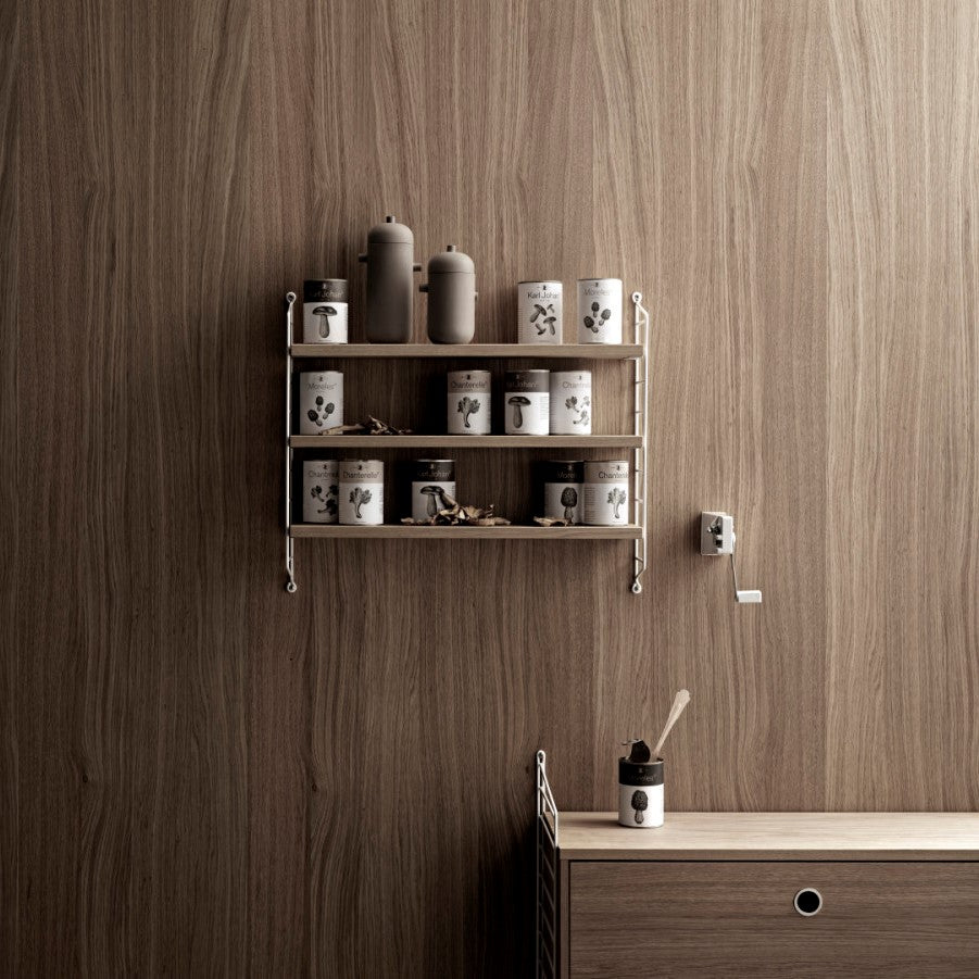 String Furniture Regal POCKET Esche / weiß