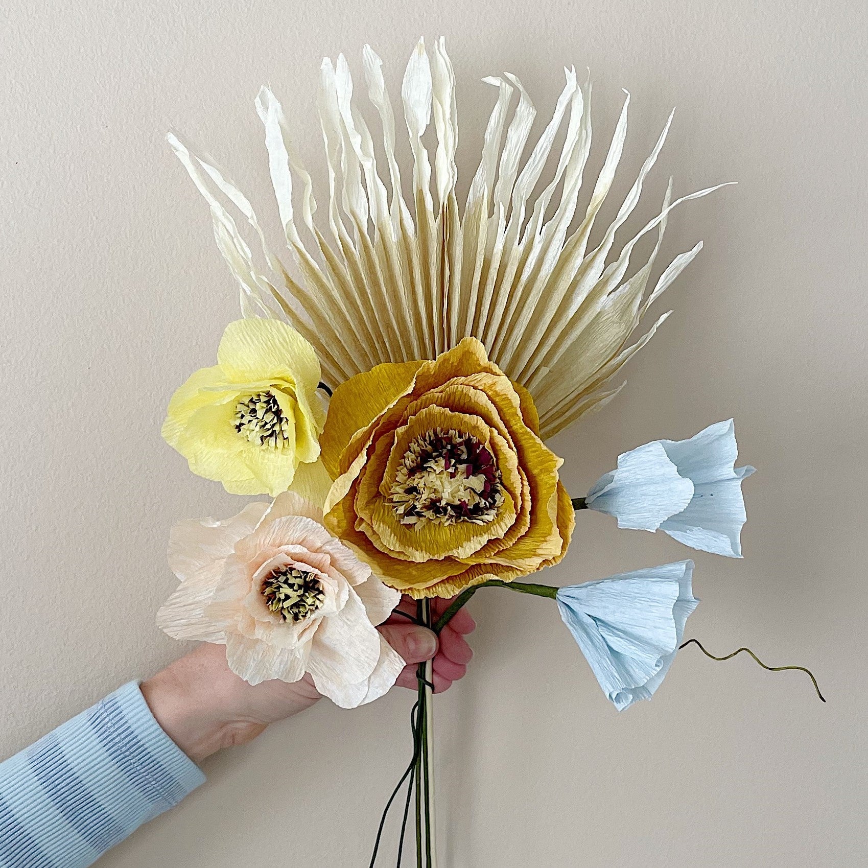 Studio About Papierblume MORNING GLORY blue blau - Sir Henrys
