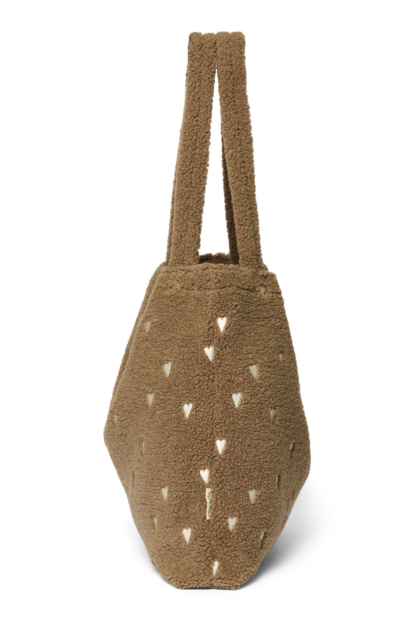 Studio Noos Tasche TEDDY HEARTS MOM - BAG braun creme | 58x42cm - Sir Henrys